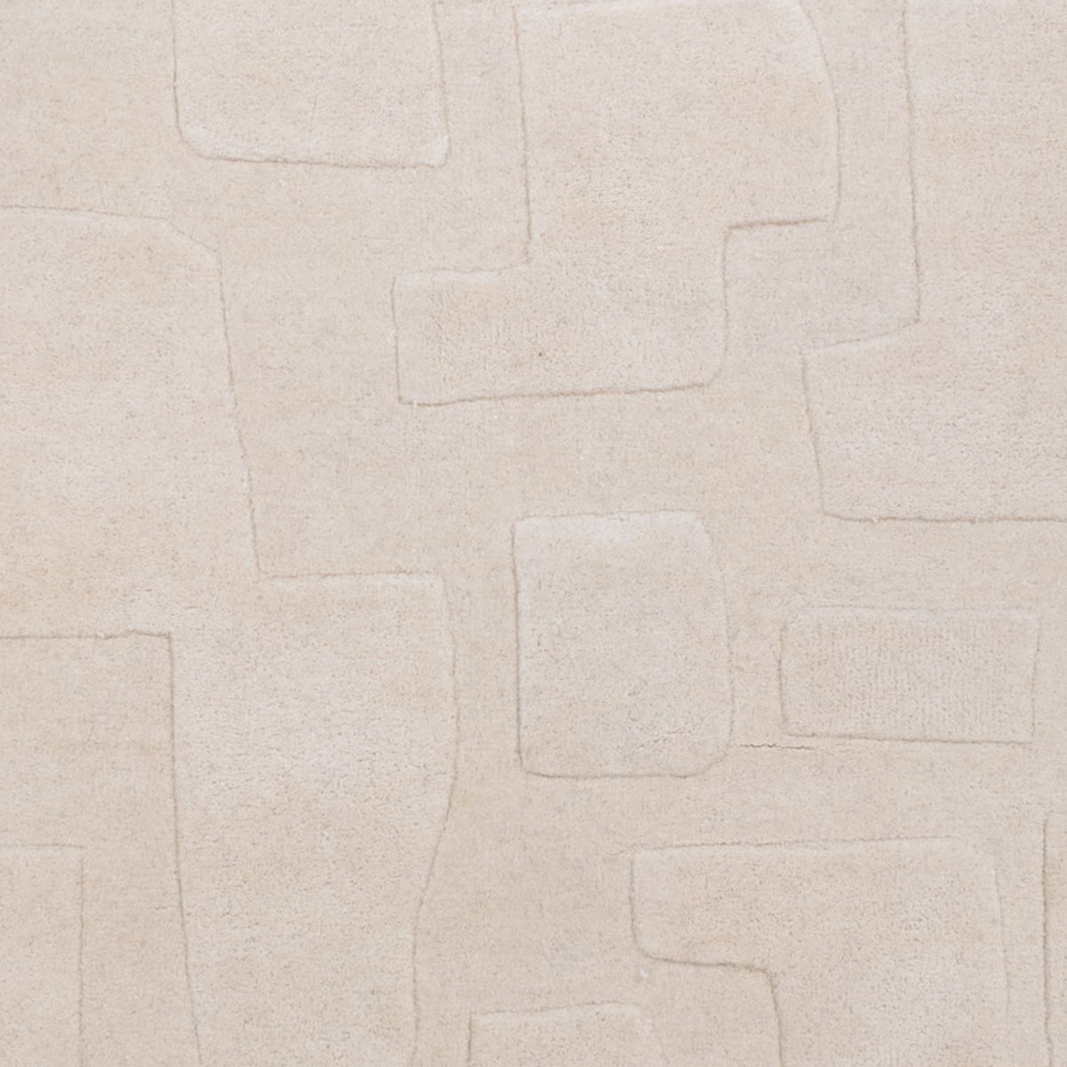 Designer Teppich - 200 x 140 cm - beige