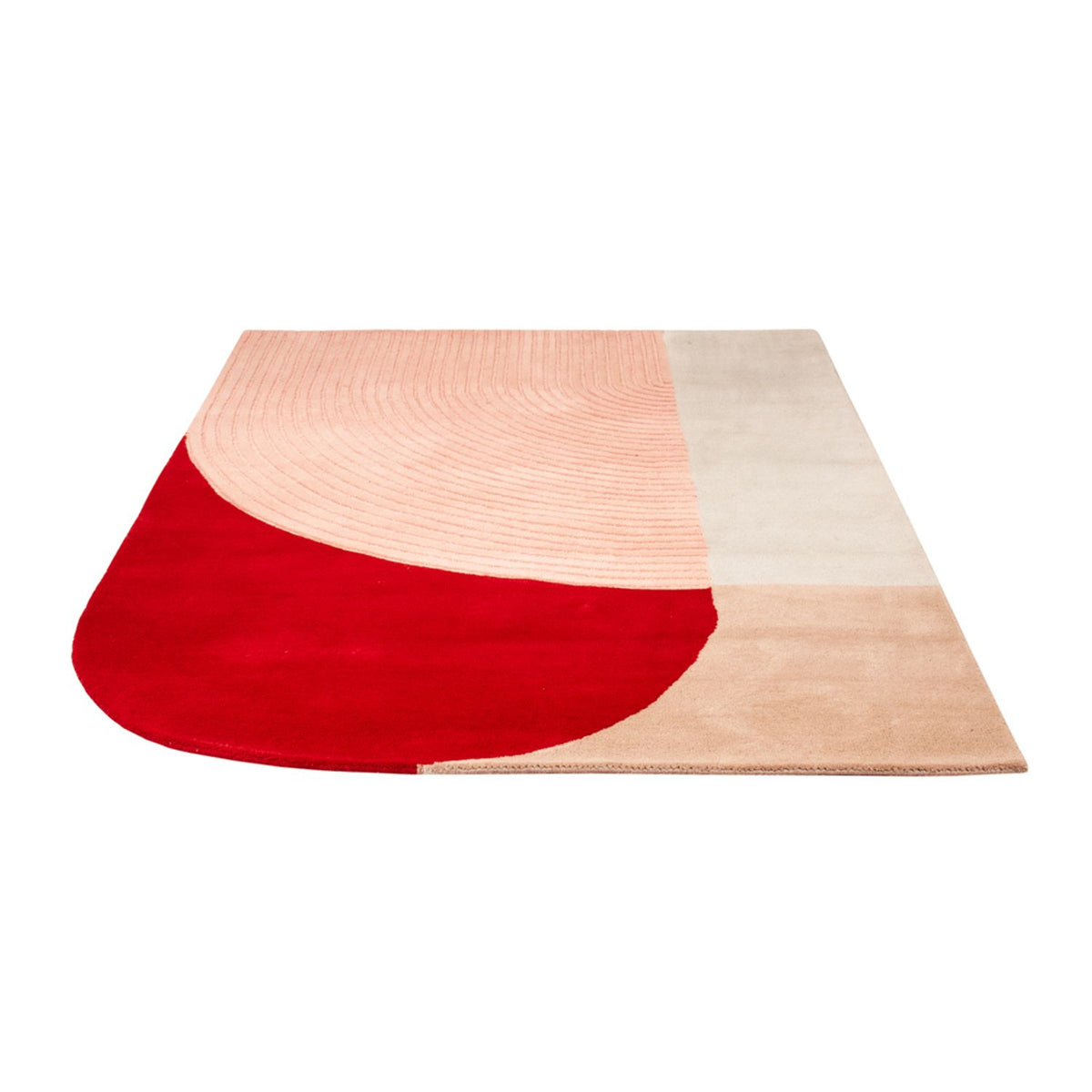 Designer Teppich - 200 x 140 cm - mehrfarbig