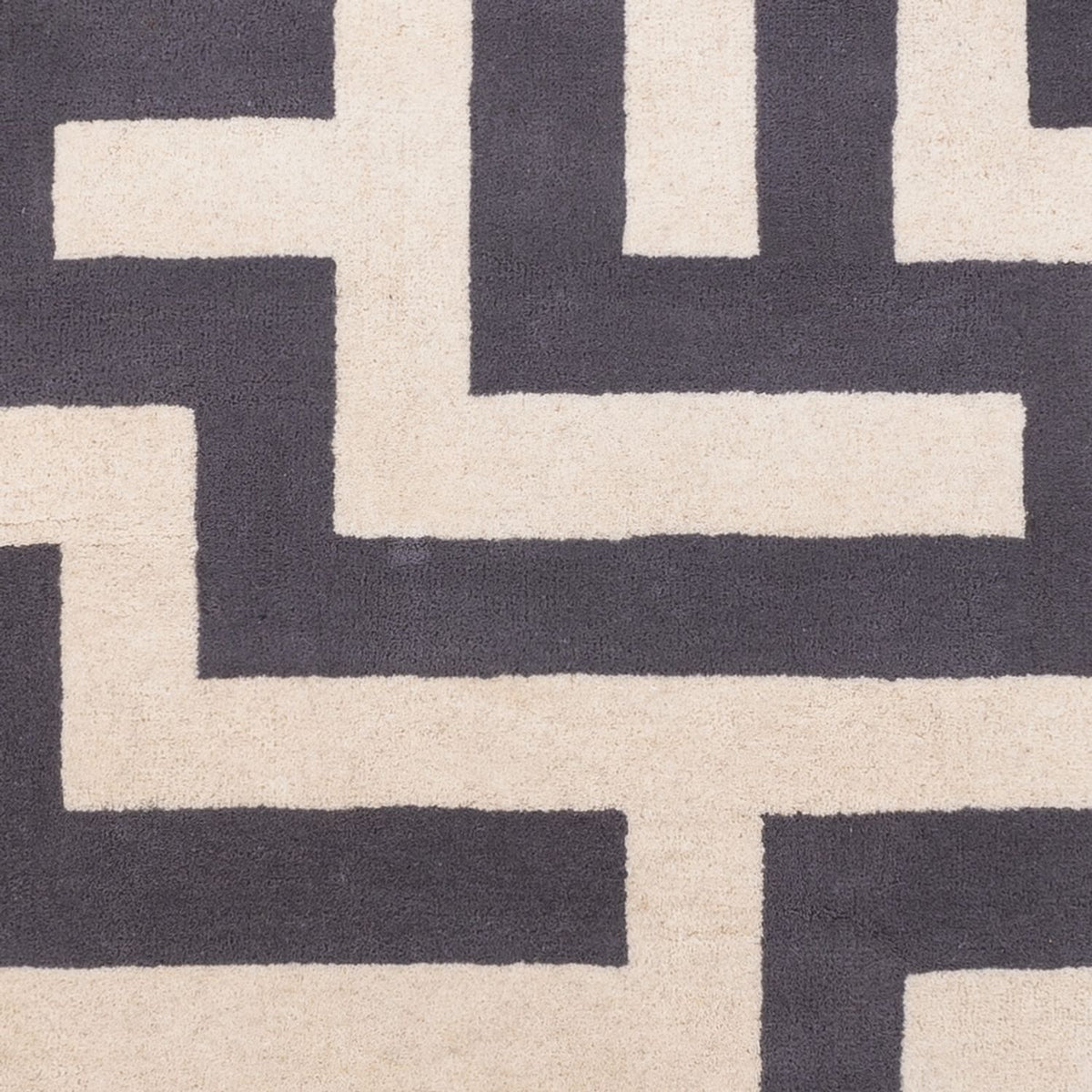 Designer Teppich - 200 x 140 cm - grau