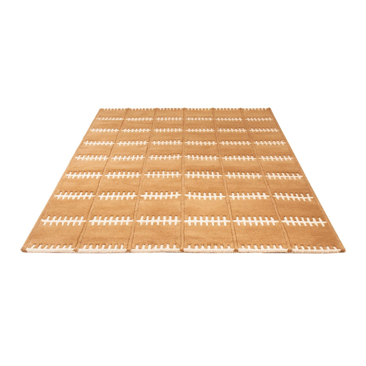 Wollteppich - 200 x 140 cm - braun