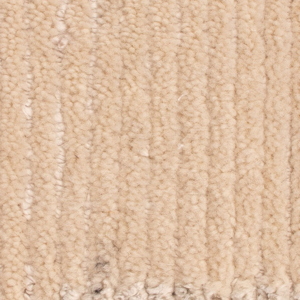Designer Teppich quadratisch  - 30 x 30 cm - naturweiß