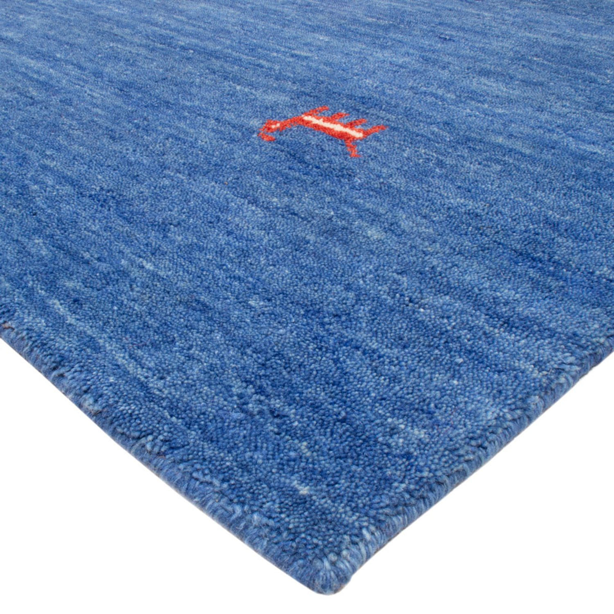 Gabbeh Teppich - Softy quadratisch - 250 x 250 cm - blau