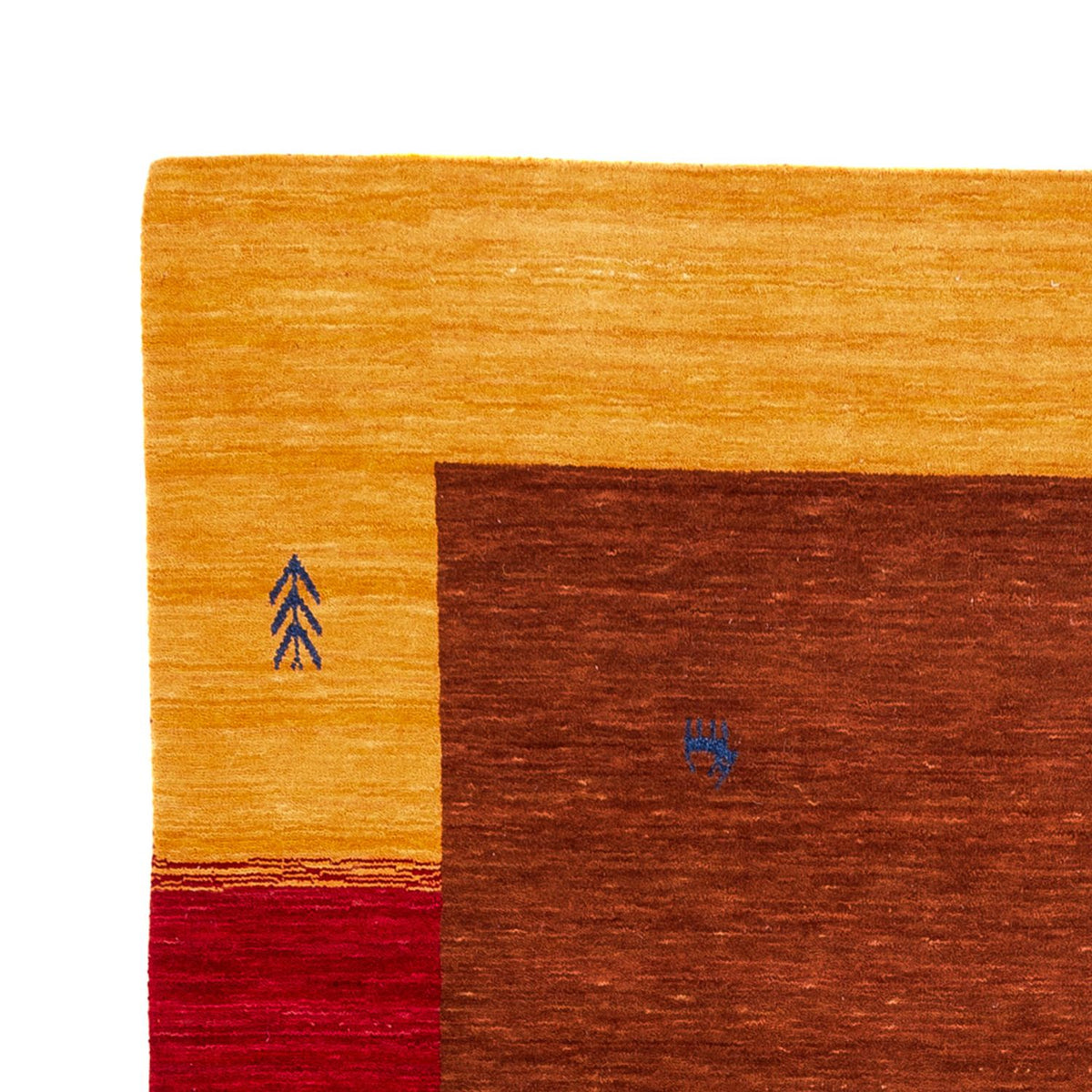 Gabbeh Teppich - Loribaft Softy - 240 x 170 cm - braun