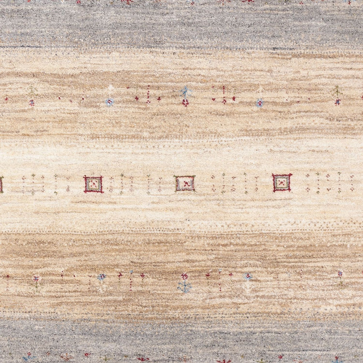 Gabbeh Teppich - Loribaft Indus - 242 x 167 cm - natur