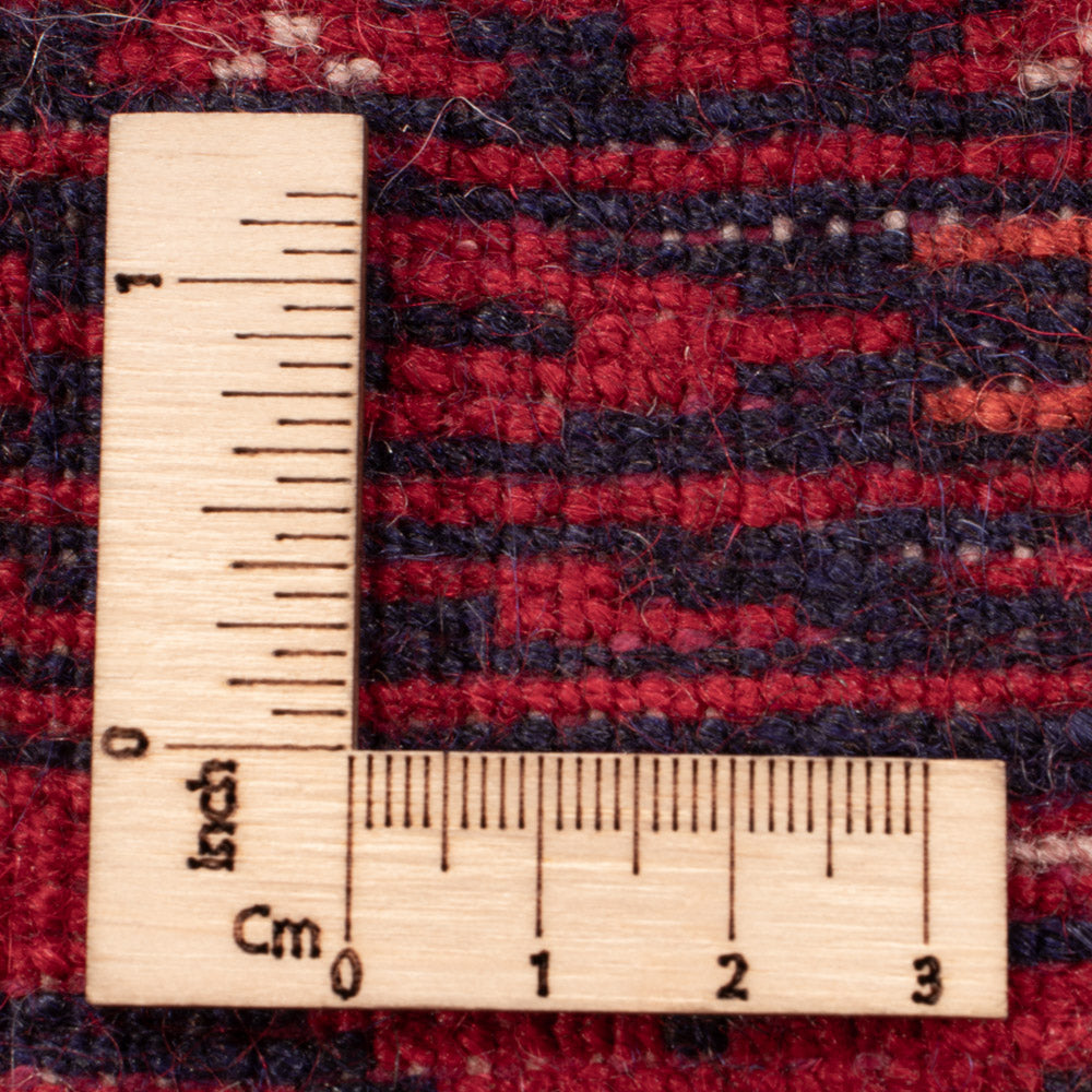 Afghan Teppich - Buchara - 196 x 133 cm - dunkelrot