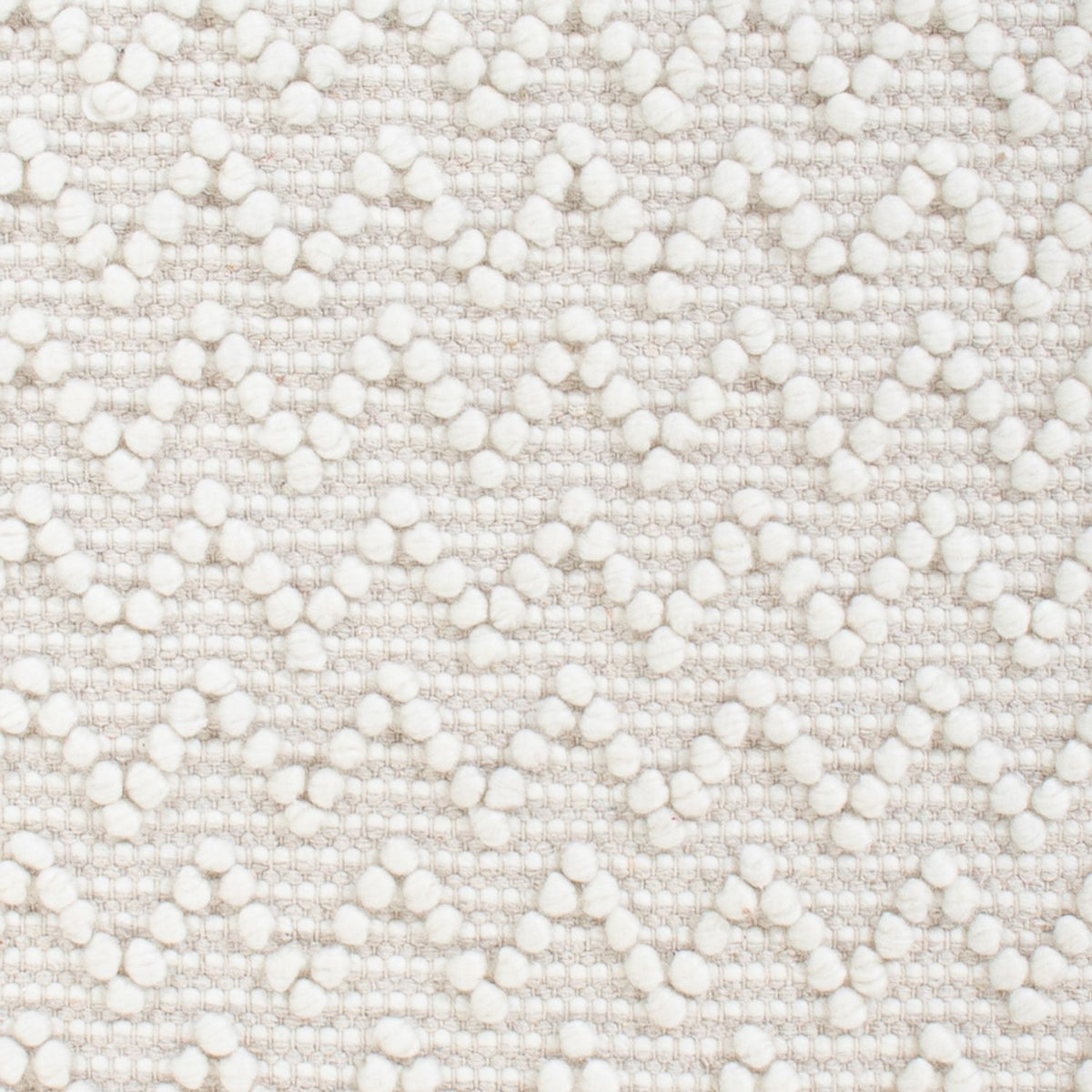 Wollteppich - 94 x 62 cm - hellgrau