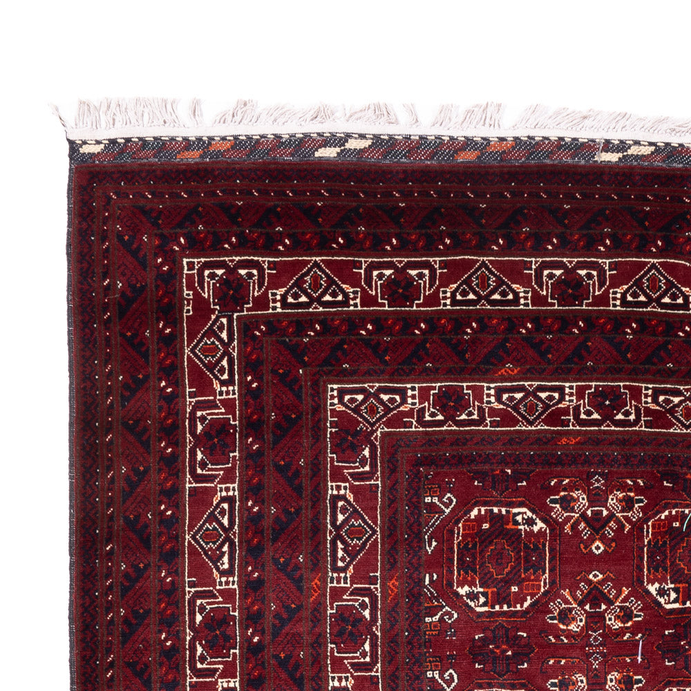 Afghan Teppich - Buchara - 290 x 201 cm - dunkelrot