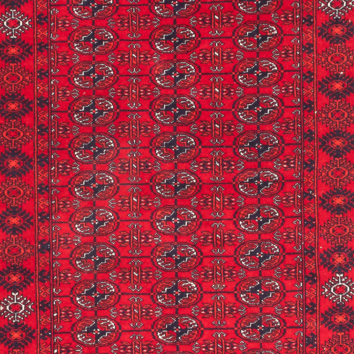 Läufer Afghan - Buchara - 260 x 85 cm - rot