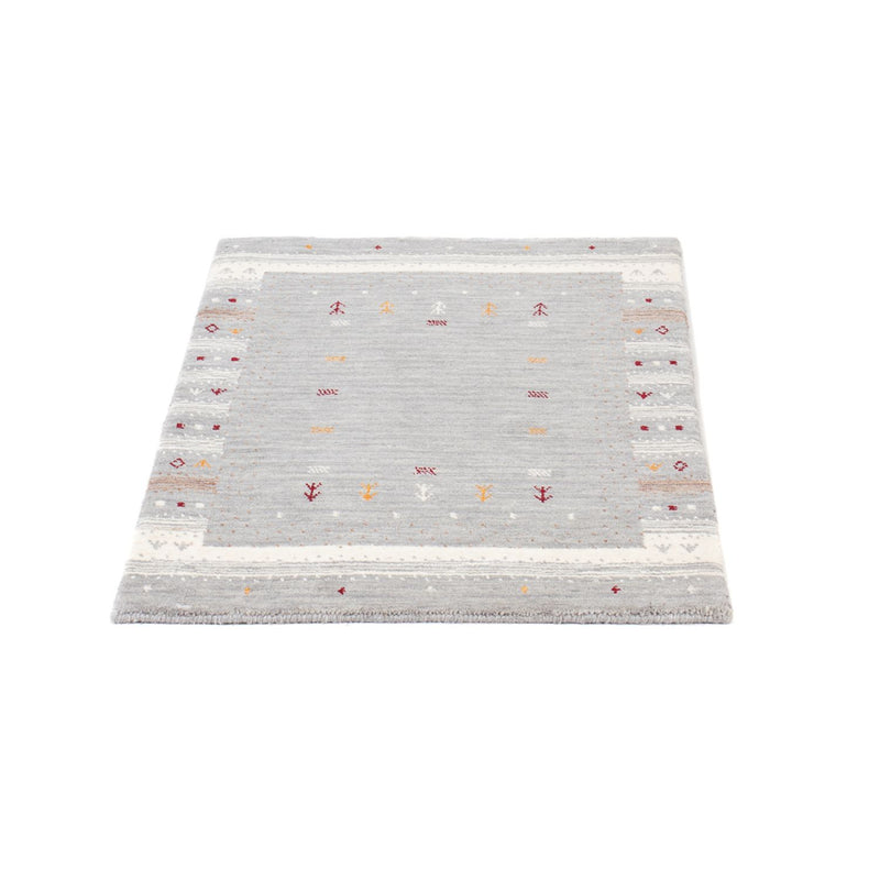 Gabbeh Teppich - Loribaft Softy - 90 x 60 cm - dunkelbeige