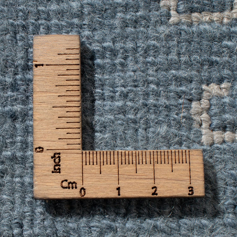 Nepal Teppich - 350 x 240 cm - hellblau