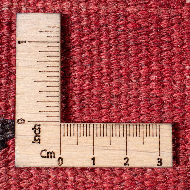 Läufer Kelim - Old - 423 x 140 cm - dunkelrot