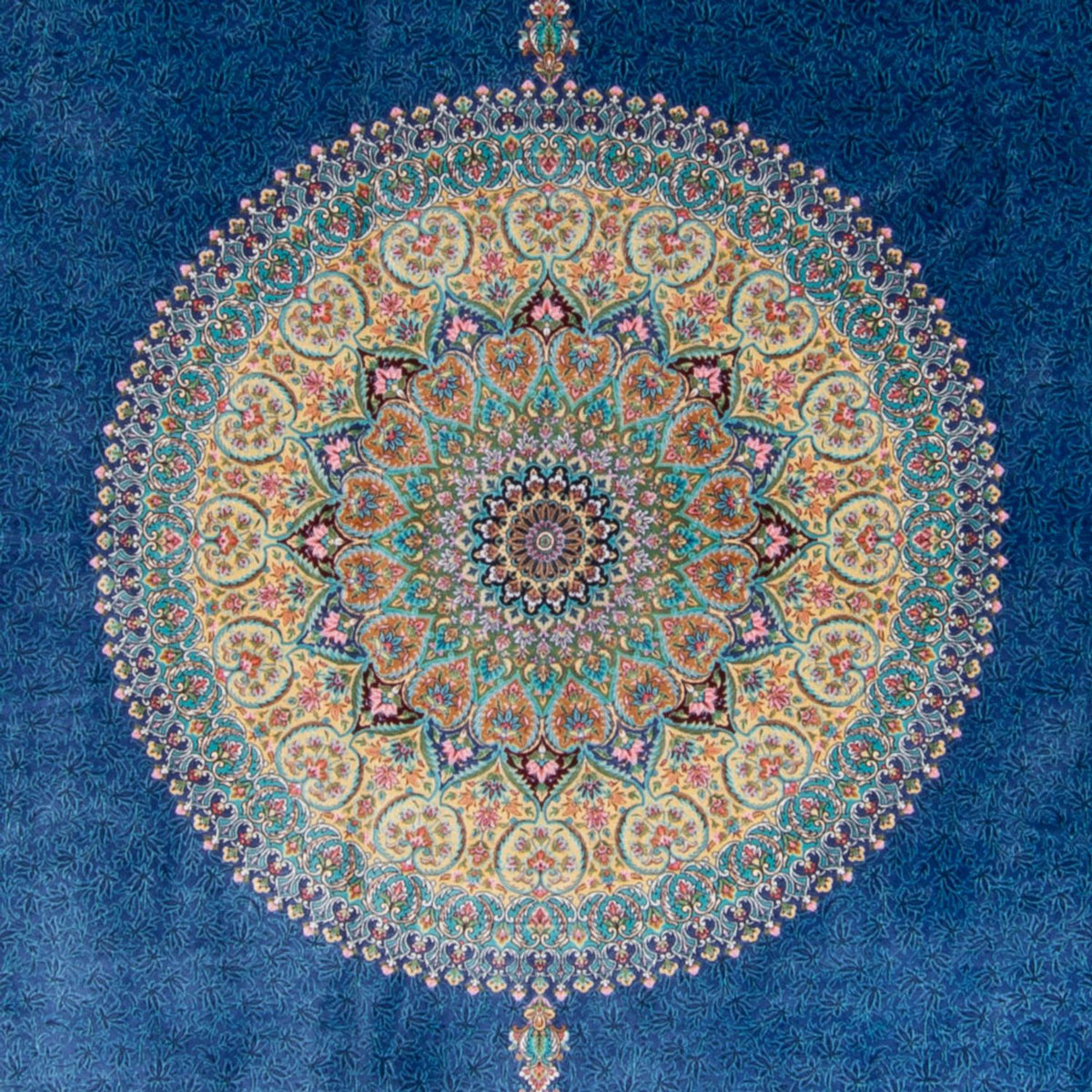 Perserteppich - Ghom - 300 x 200 cm - blau