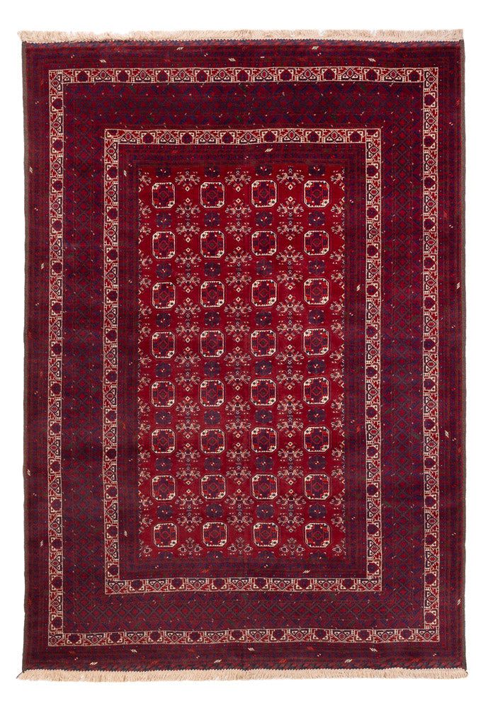 Afghan Teppich - Buchara - 288 x 197 cm - rot