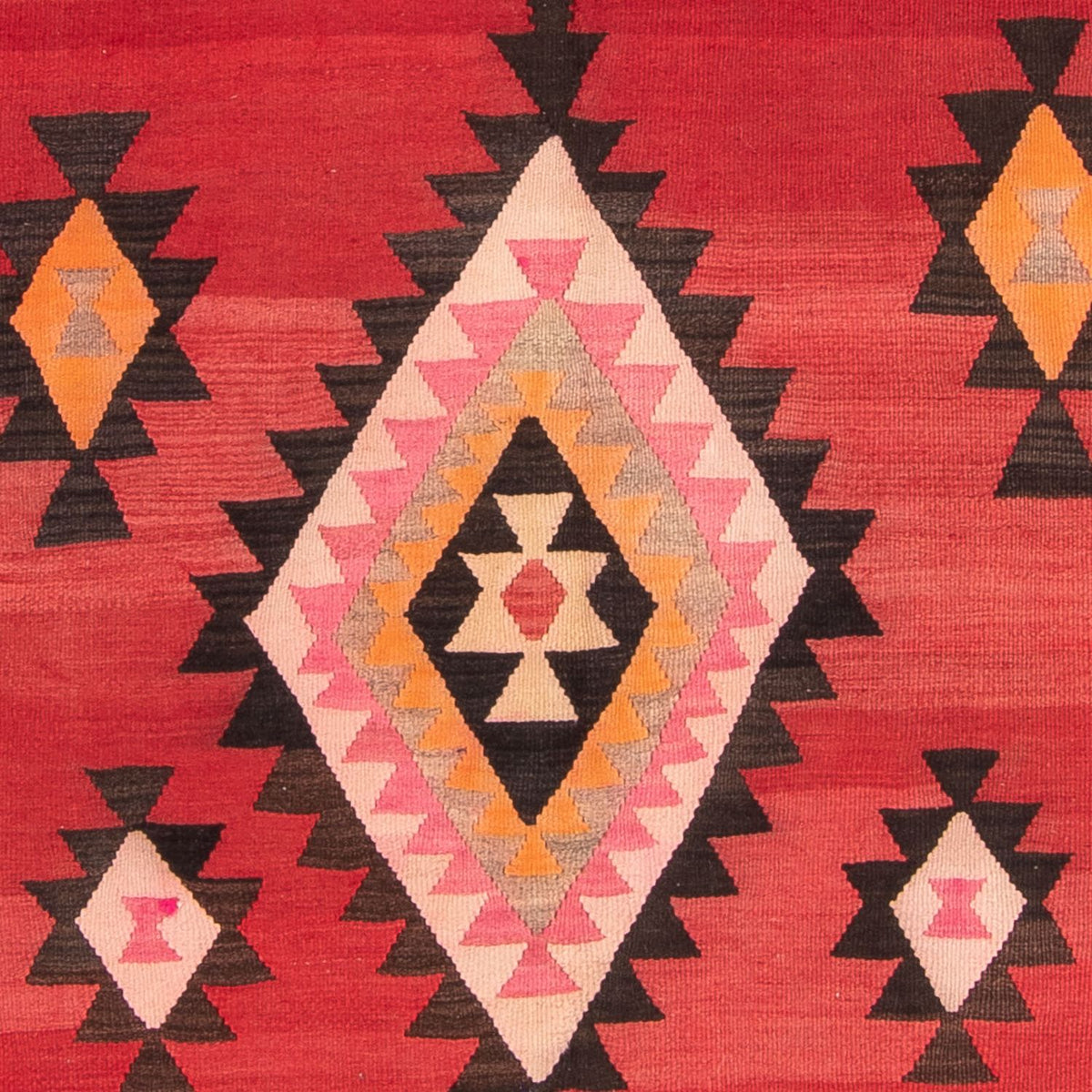 Läufer Kelim - Old - 387 x 160 cm - mehrfarbig