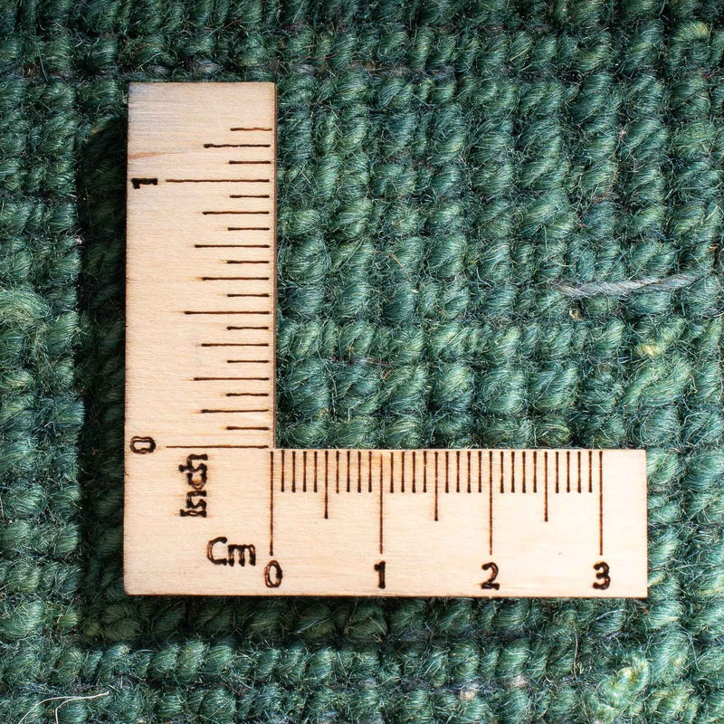 Gabbeh Teppich - Perser - 146 x 95 cm - dunkelgrün