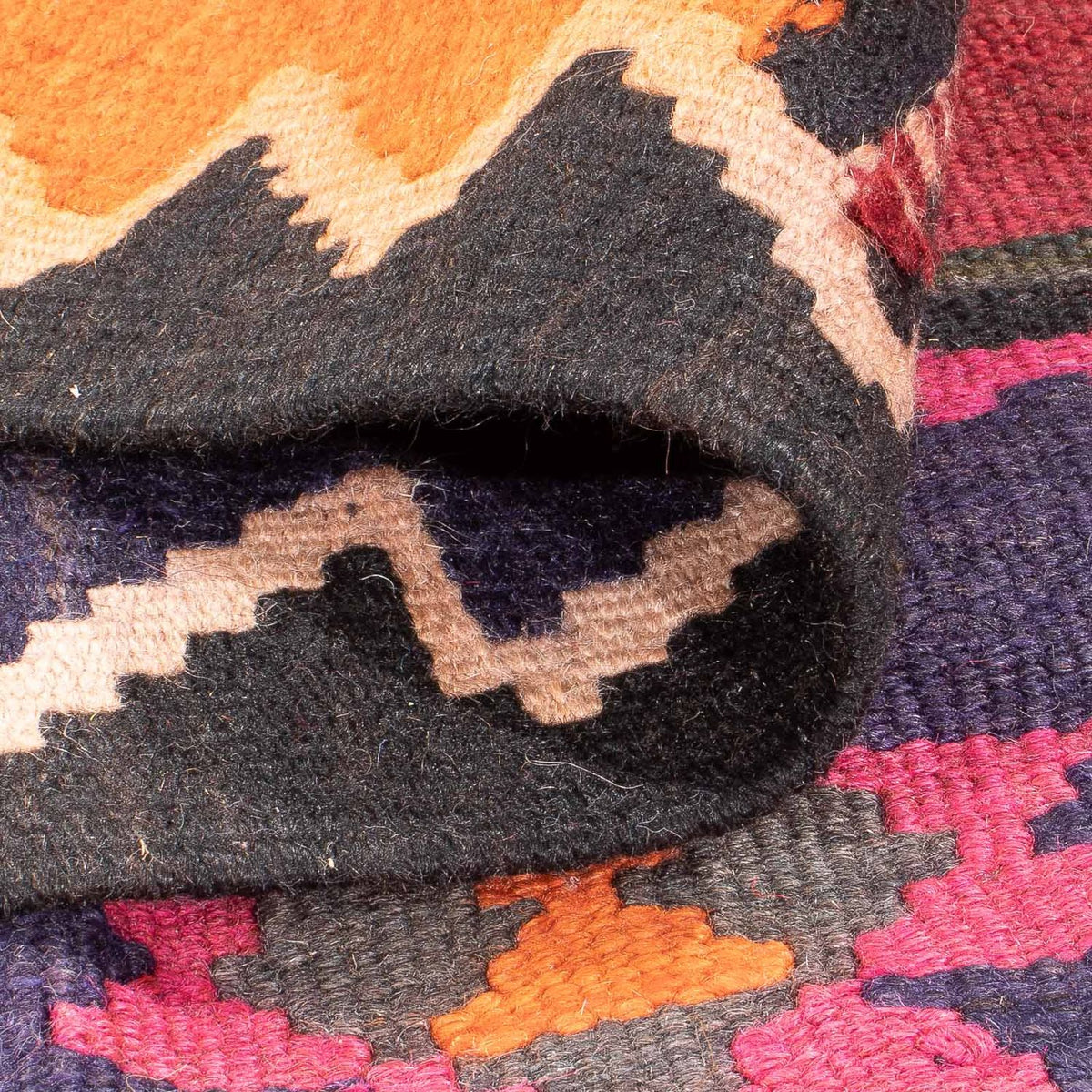 Läufer Kelim - Old - 395 x 160 cm - mehrfarbig