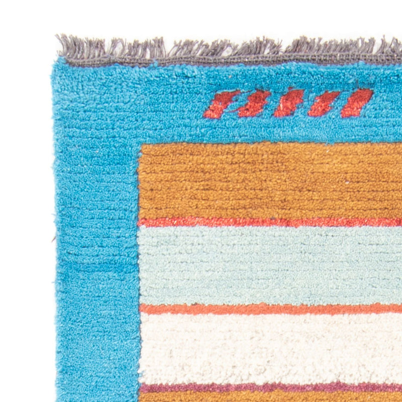 Nepal Teppich - 140 x 70 cm - türkis