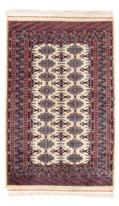 Turkaman Teppich 90x155cm - Orientteppich - beige