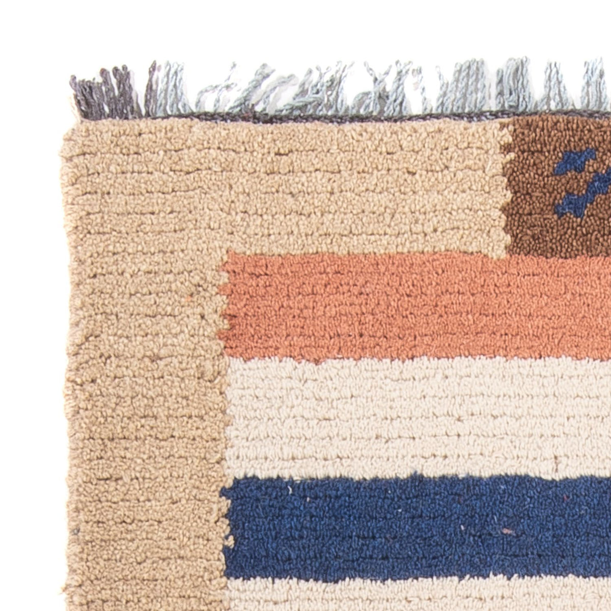 Nepal Teppich - 140 x 70 cm - mehrfarbig