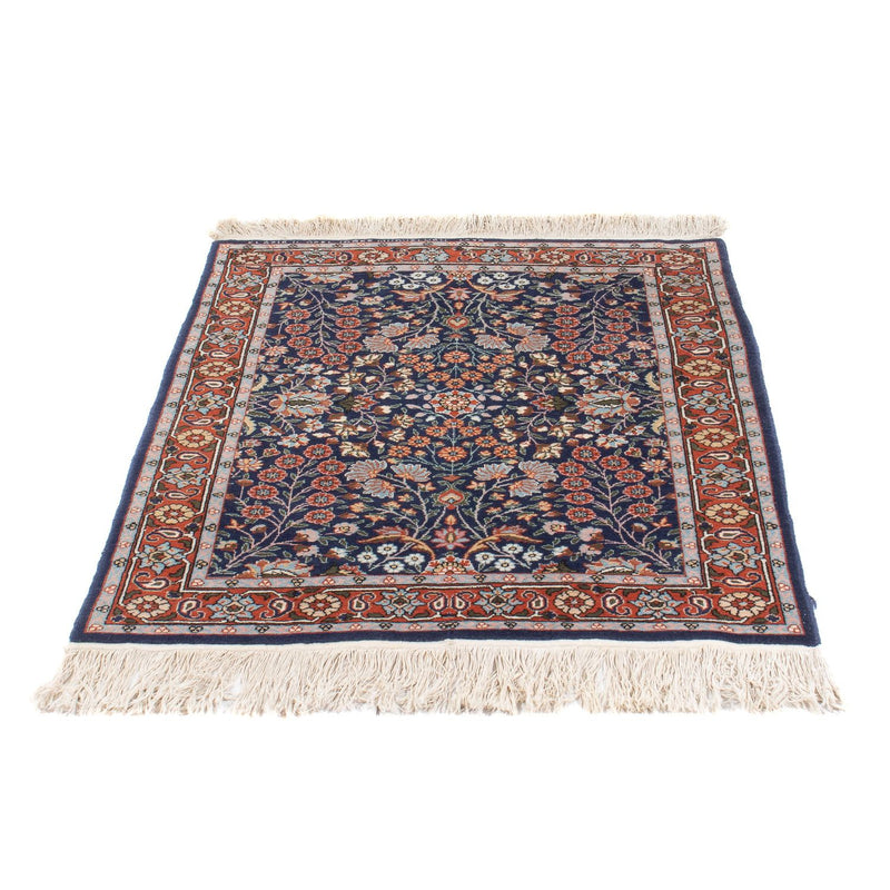 Orientteppich - Hereke - 107 x 82 cm - dunkelblau