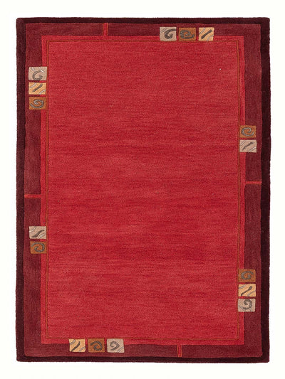 Tapis en laine - Tapis en laine - rouge