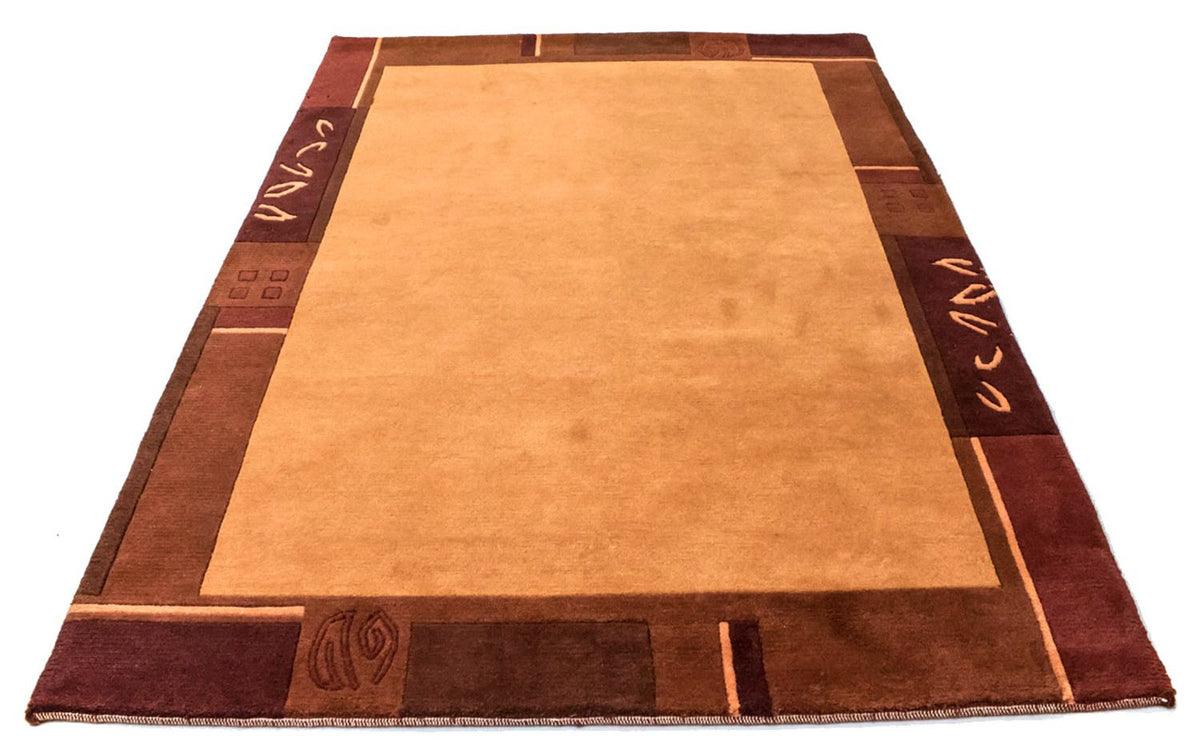 Nepal Teppich 201 x 146 cm - orange