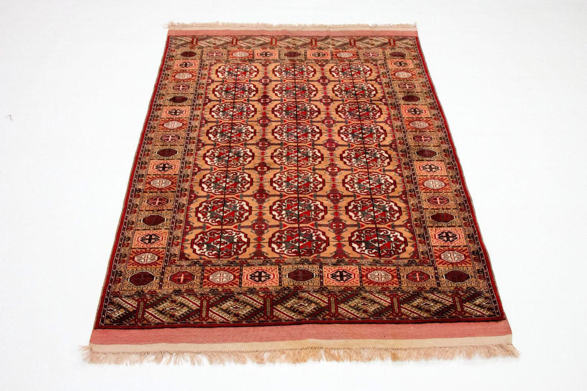 Afghan Teppich - Buchara 156 x 122 cm - lachs