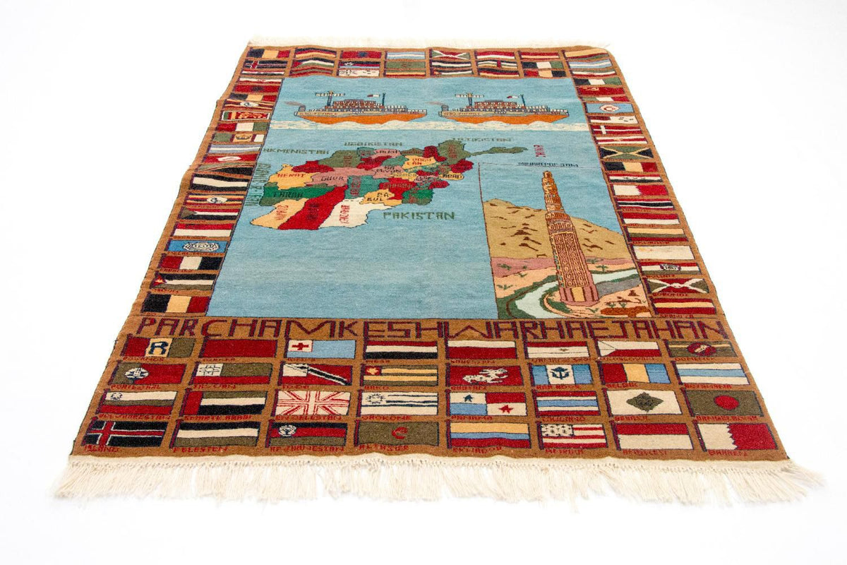 Bild-Teppich 182 x 132 cm - mehrfarbig