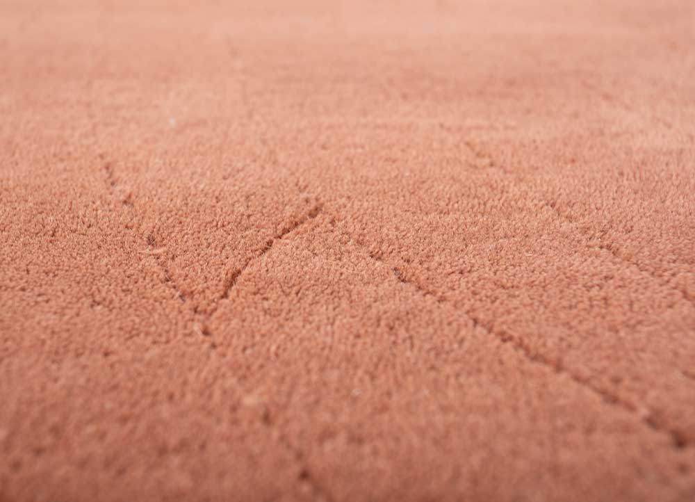 Wollteppich - 233 x 165 cm - orange