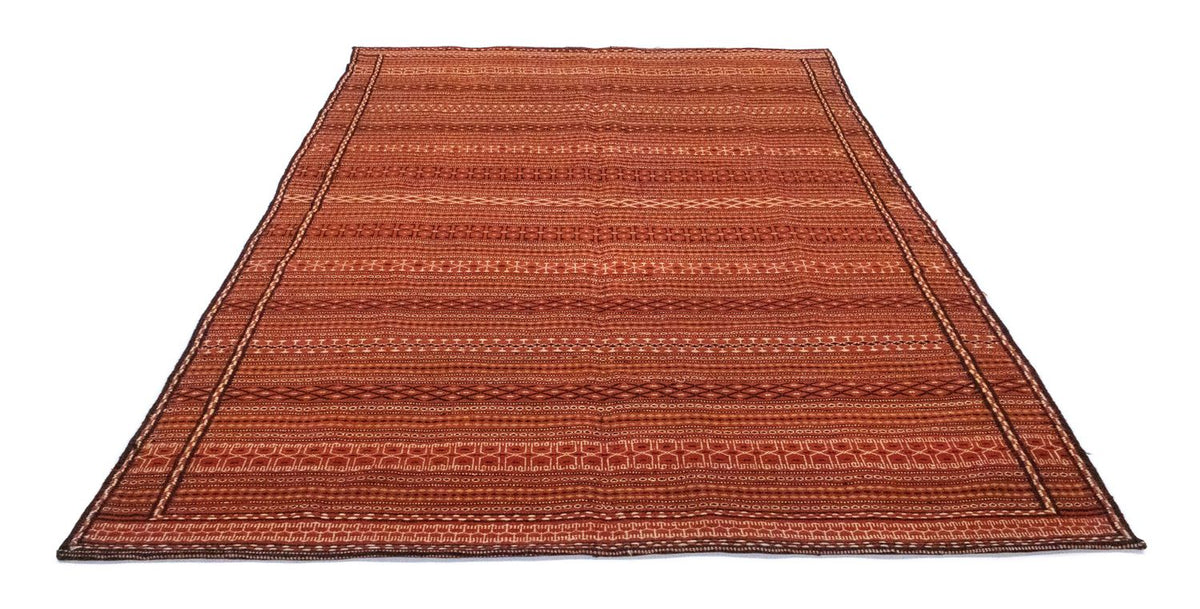 Kelim Teppich - Oriental 242 x 166 cm - braun