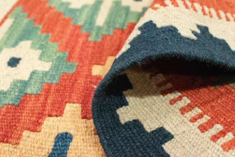 Kelim Teppich - Splash 92 x 62 cm - mehrfarbig