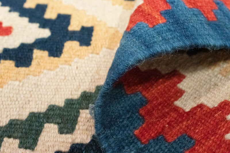 Kelim Teppich - Splash 88 x 61 cm - mehrfarbig