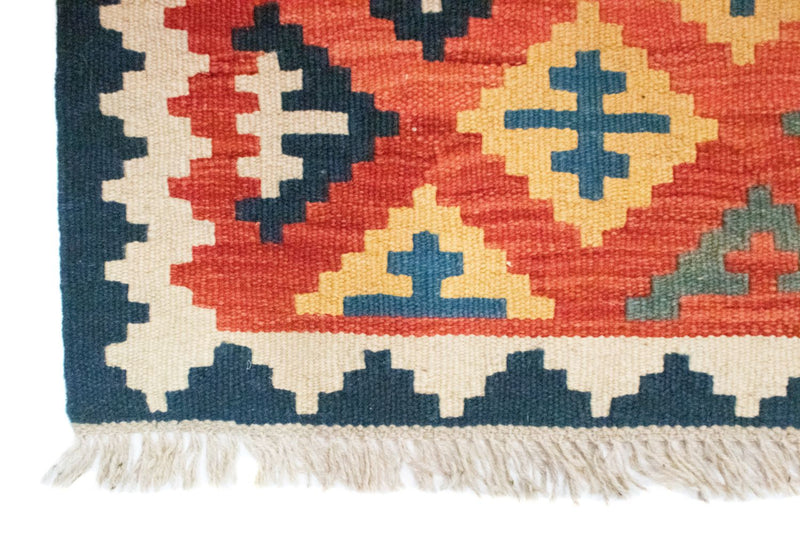 Kelim Teppich - Splash 98 x 64 cm - mehrfarbig