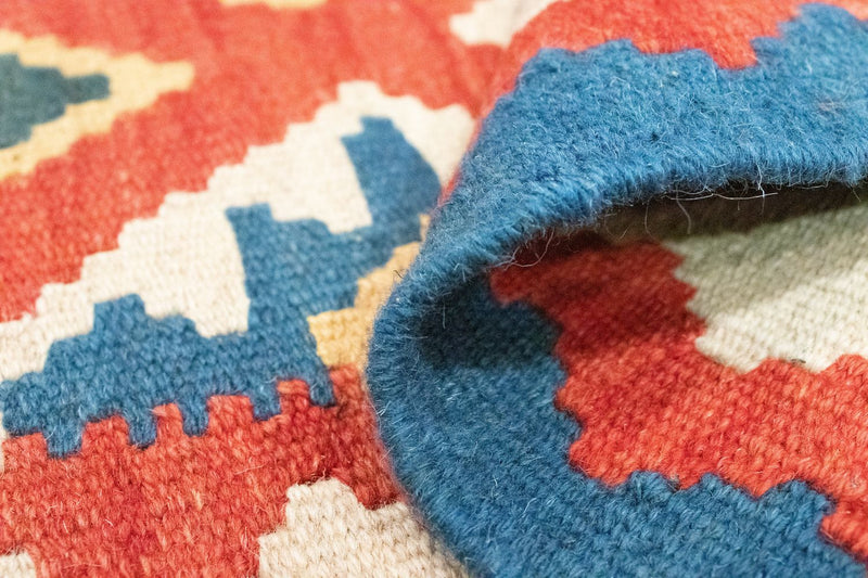 Kelim Teppich - Splash 95 x 64 cm - mehrfarbig