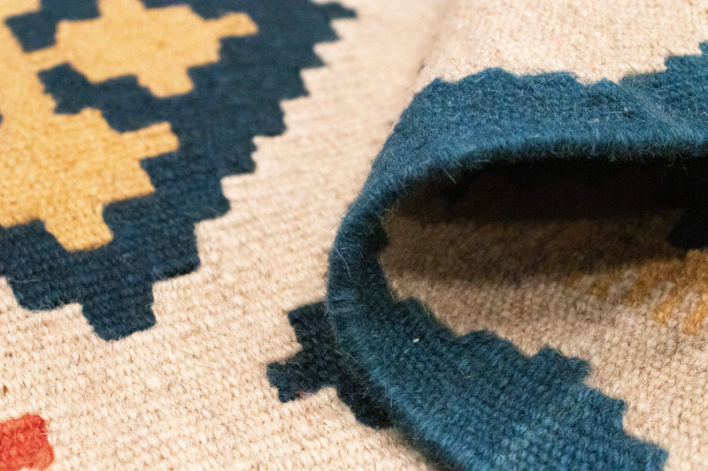 Kelim Teppich - Splash 90 x 60 cm - mehrfarbig