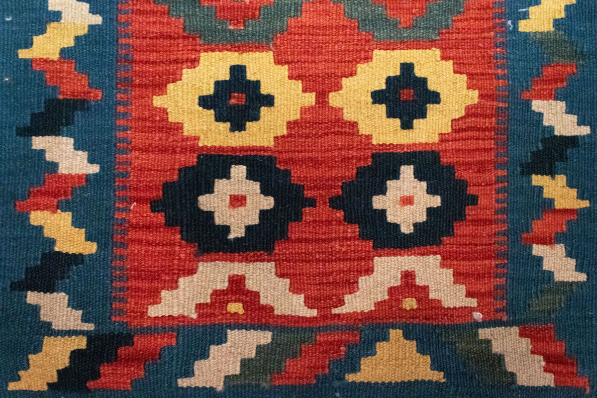 Kelim Teppich - Splash 87 x 62 cm - mehrfarbig