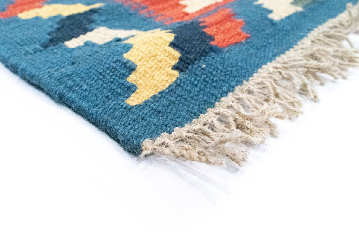 Kelim Teppich - Splash 87 x 62 cm - mehrfarbig