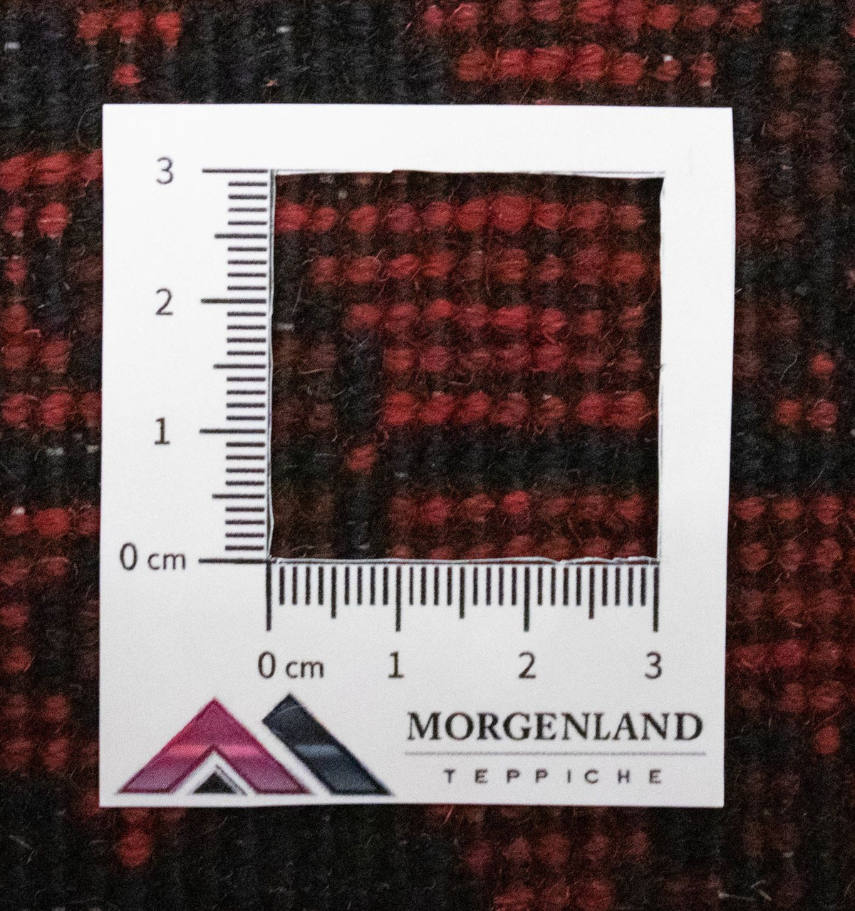 Afghan Teppich - Kunduz 189 x 75 cm - rot