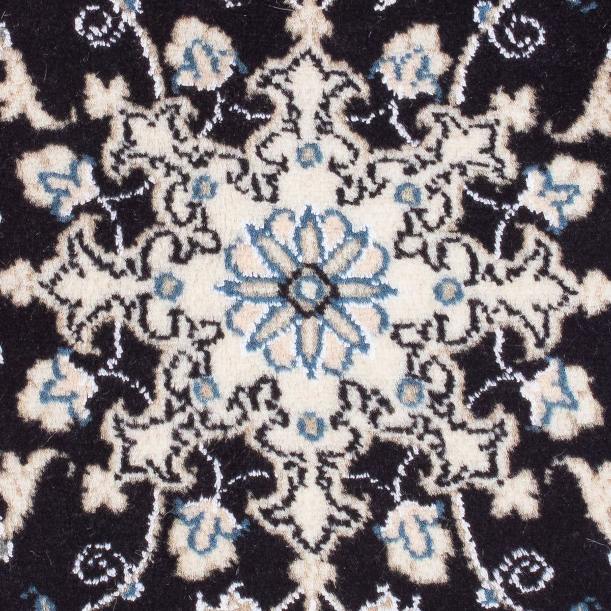 Perserteppich - Nain - 90 x 60 cm - dunkelblau