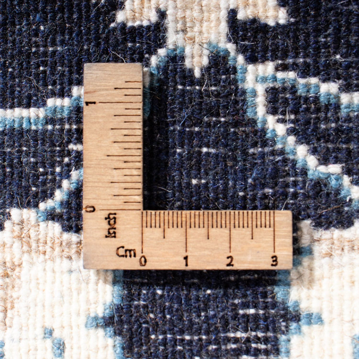 Perserteppich - Nain - 136 x 68 cm - dunkelblau