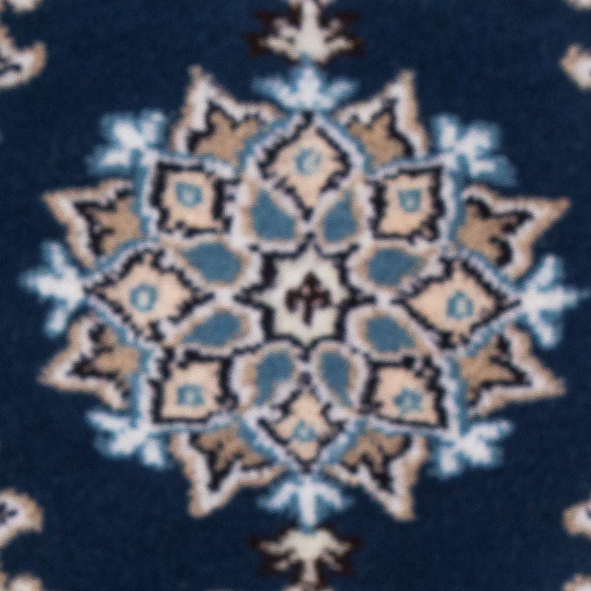 Perserteppich - Nain - 60 x 40 cm - dunkelblau