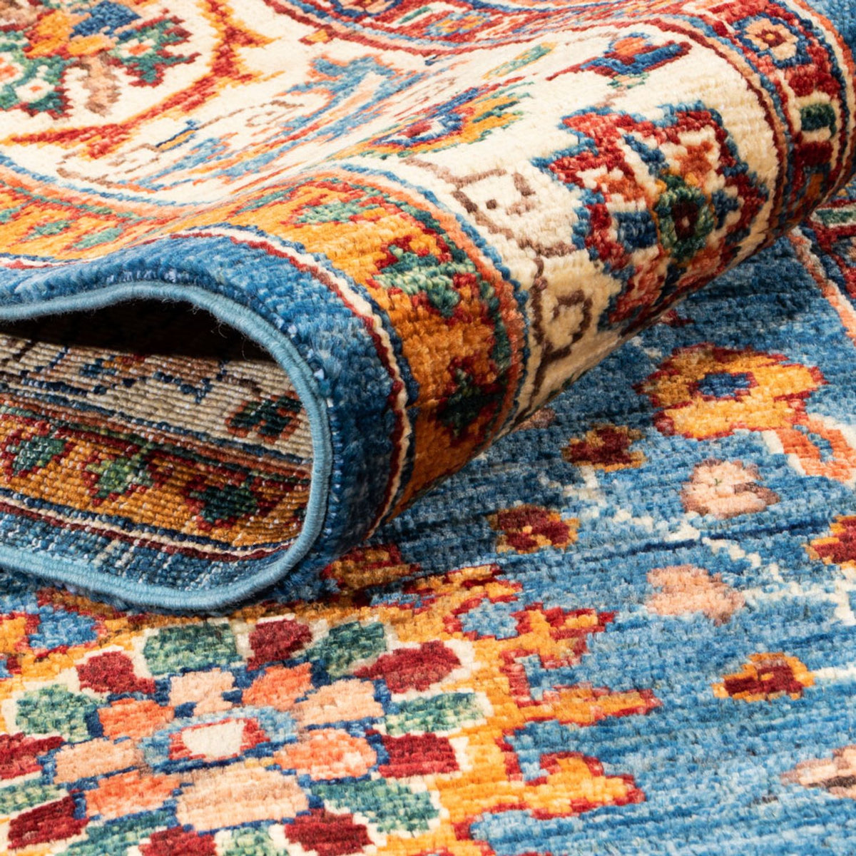 Läufer Ziegler - Ariana - 239 x 88 cm - hellblau