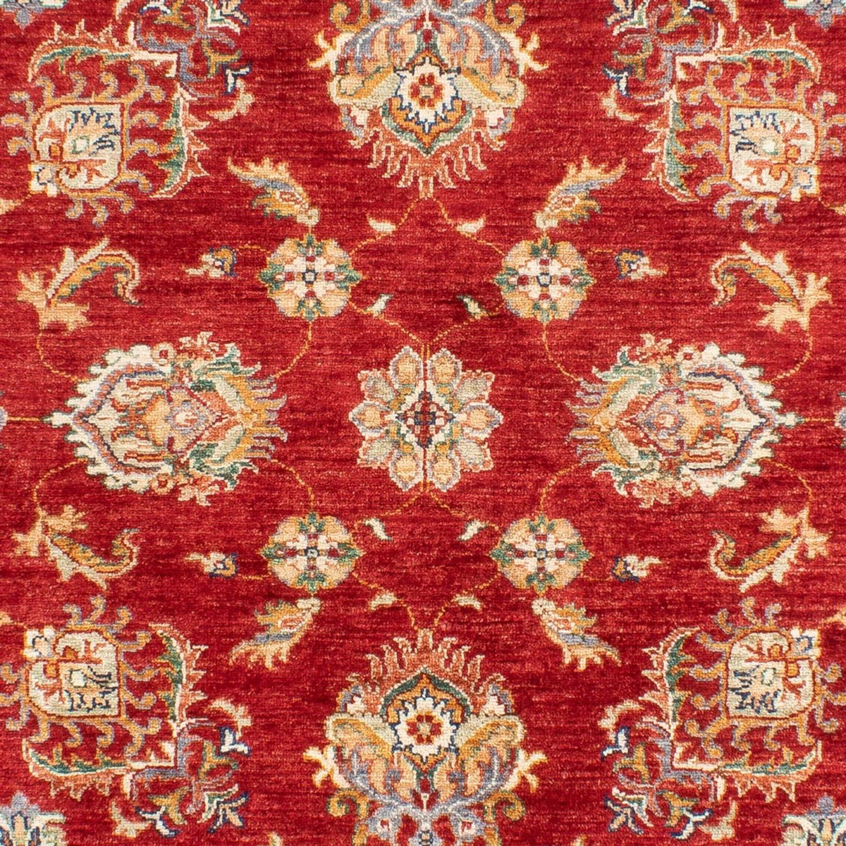 Ziegler Teppich - 202 x 155 cm - rot