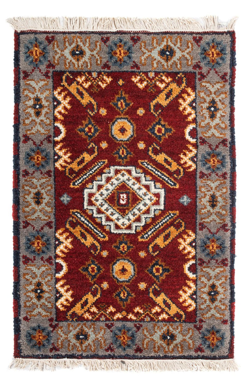 Orientteppich - 91 x 62 cm - rot