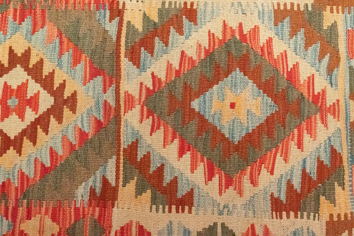 Kelim Teppich - Splash 395 x 84 cm