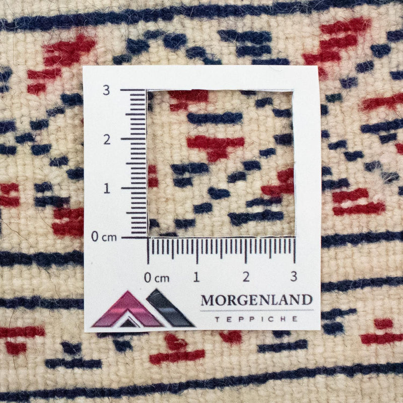 Turkaman Teppich 88 x 62 cm - blau