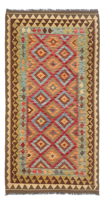 Kelim Maimene Teppich 107x201cm - Wollteppich