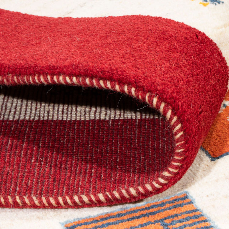 Gabbeh Teppich - Perser - 204 x 157 cm - mehrfarbig