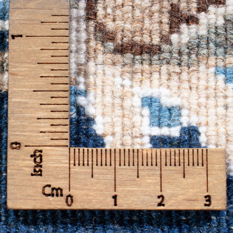 Läufer Perser - Nain - 200 x 79 cm - seeblau