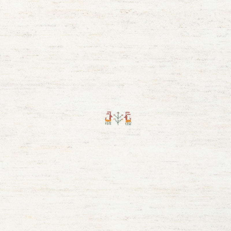 Gabbeh Teppich - Perser - 243 x 198 cm - weiß